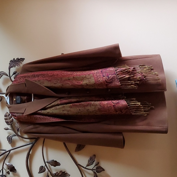 Like New PENDLETON Petite Wool Pea /Walking, Car Coat, Worn Once!, Camel/Tan 16P - Picture 13 of 16